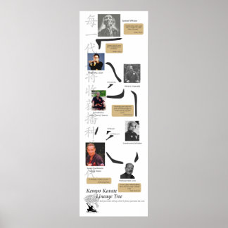 Kempo Lineage Tree Poster