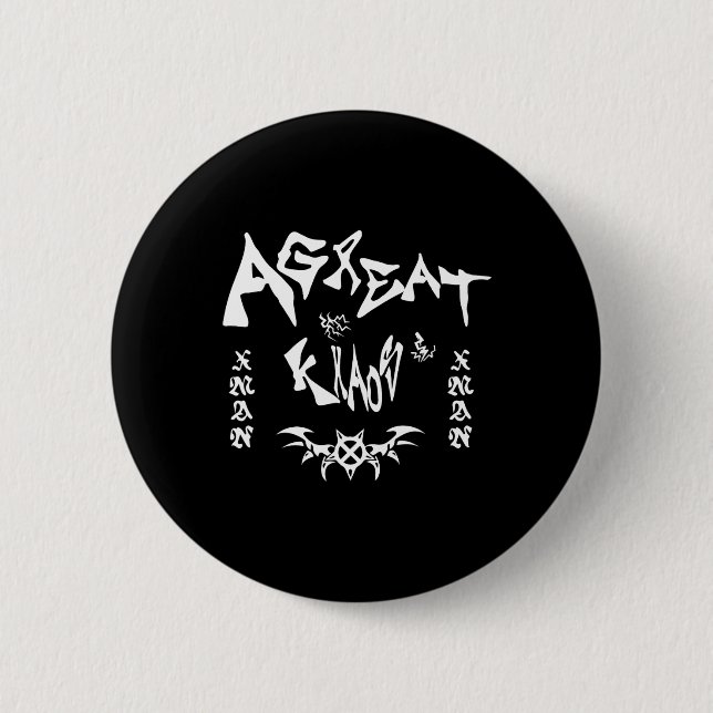 Ken Carson Merch Design Agc Button (Vorderseite)