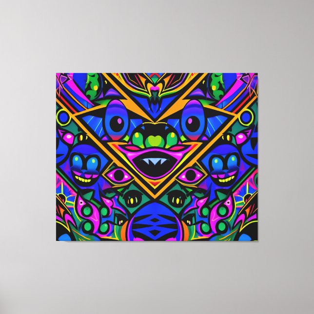 Ken Gage Graffiti Art Pop Drop Leinwanddruck (Vorderseite)