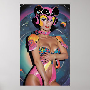 Ken Gage Silvester Fembot 123123 Poster