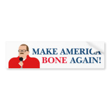 Ken-Knochen-Autoaufkleber "lassen Amerika wieder