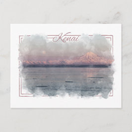 Kenai Alaskan Watercolor Postcard Postkarte