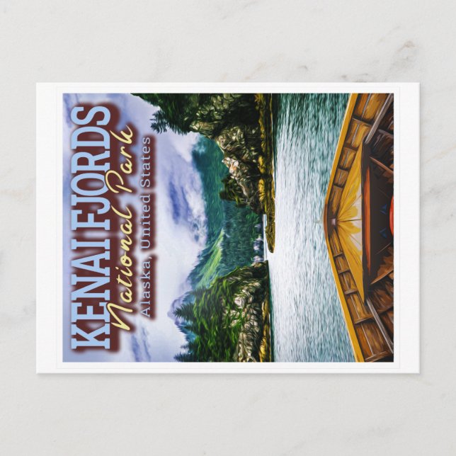 KENAI FJORDS NATIONAL PARK - ALASKA VEREINIGTE STA POSTKARTE (Vorderseite)