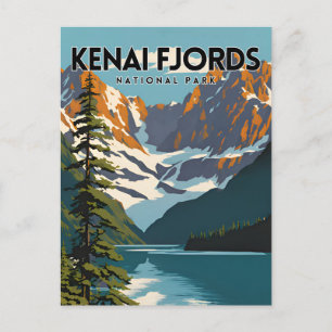 Kenai Fjords National Park Travel Postkarte