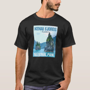 Kenai Fjords Nationalpark Alaska Poster T-Shirt