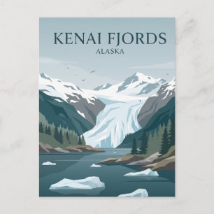 Kenai-Fjords-Nationalpark Alaska Postkarte