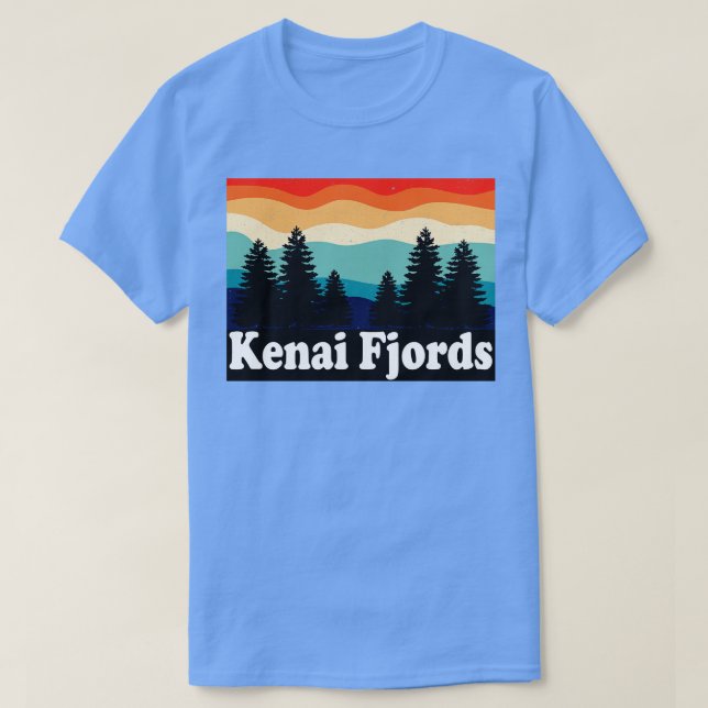 Kenai Fjords Nationalpark Alaska T-Shirt (Design vorne)