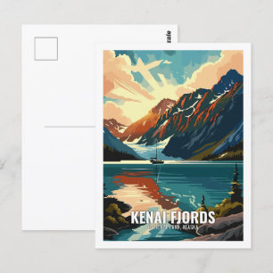 Kenai-Fjords-Nationalpark Alaska USA Postkarte