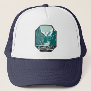 Kenai Fjords Nationalpark Alaska Vintage Truckerkappe