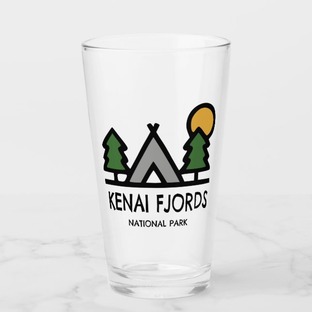 Kenai Fjords Nationalpark Glas (Vorderseite)