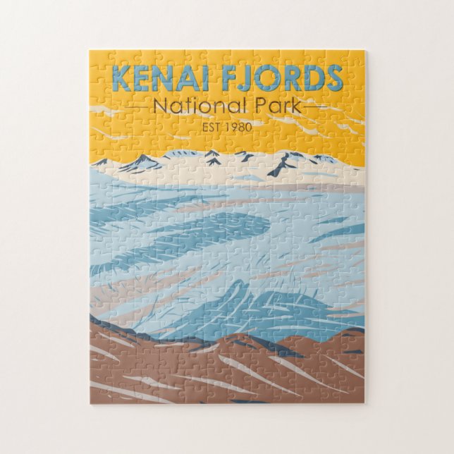 Kenai Fjords Nationalpark Harding Icefield (Vertikal)