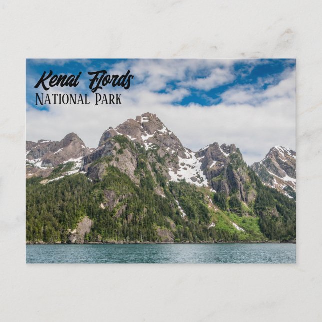 Kenai Fjords Nationalpark Landschaft Postkarte (Vorderseite)