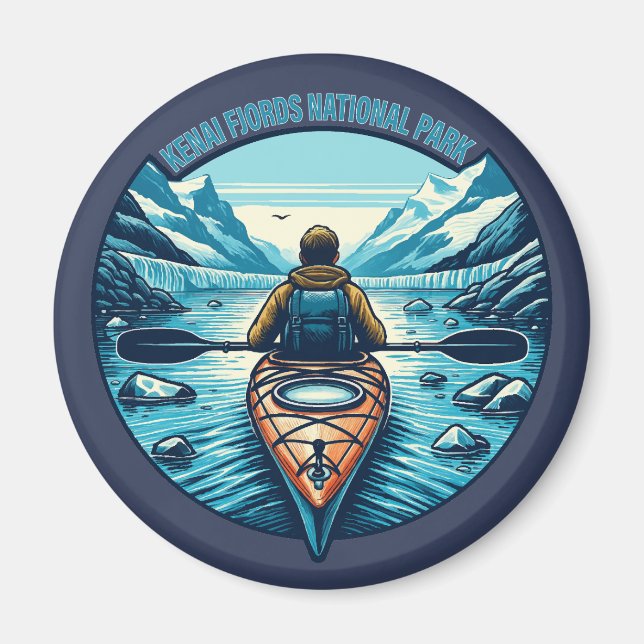 Kenai Fjords Nationalpark Magnet (Vorne)