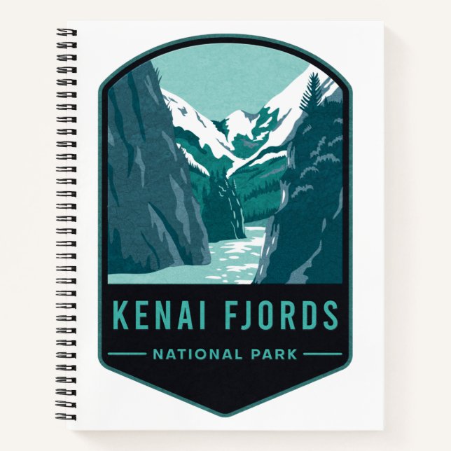 Kenai Fjords Nationalpark Notizbuch (Vorderseite)