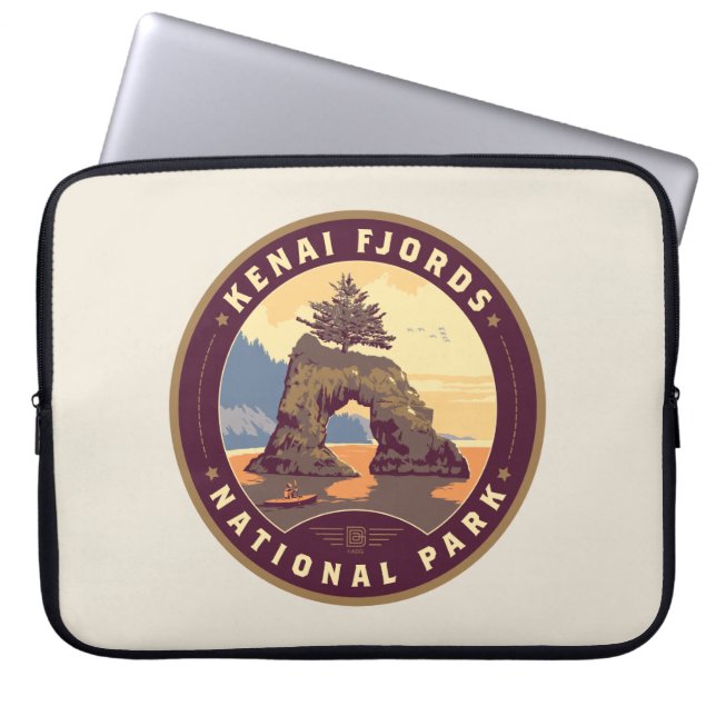 Kenai Fjords Nationalparks Laptopschutzhülle (Vorderseite)