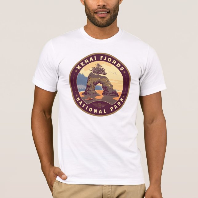 Kenai Fjords Nationalparks T-Shirt (Vorderseite)