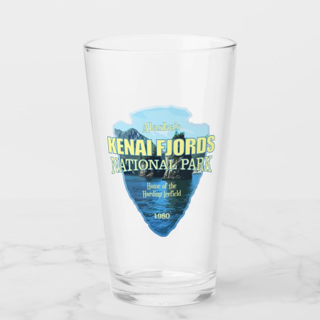 Kenai Fjords (Pfeilspitzen) Glas (Vorderseite)