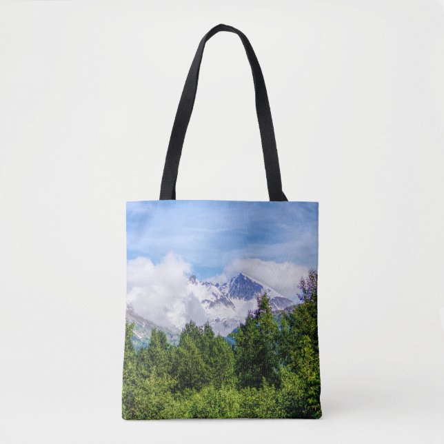 Kenai Fjords Snowy Mountains Tasche (Vorderseite)