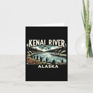 Kenai Fluss Alaska Ak Lachs Angeln Naturliebhaber Karte