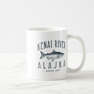 Kenai Fluss Alaska Fischiger Fischer Lustiger Angl Kaffeetasse