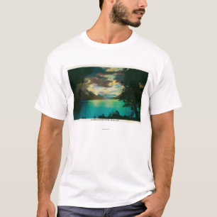 Kenai See, Alaska mit Sturm-Ansammlung T-Shirt