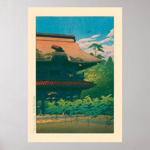 Kencho-Tempel Kamakura von Kawase Hasui Poster