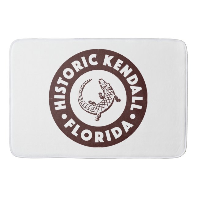 Kendall Florida Circle - Braun  Badematte (Vorderseite)