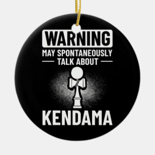 Kendama-Trick Japanisches Kugelspielzeug für Anfän Keramik Ornament