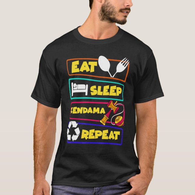 Kendama Trick Japanisches Spielzeug Ball Game Begi T-Shirt (Vorderseite)