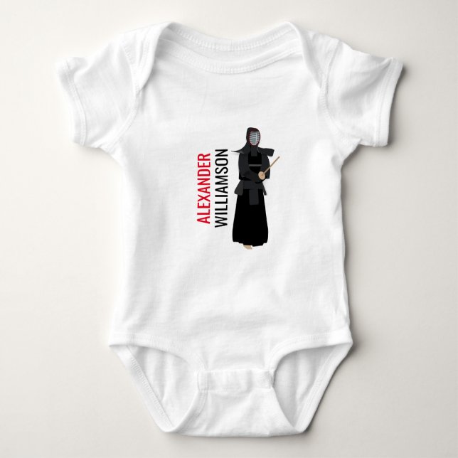 Kendo Baby Strampler (Vorderseite)