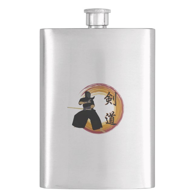 Kendo Flask Flachmann (Vorderseite)