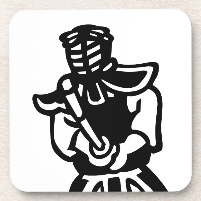 Kendo Getränkeuntersetzer (Vorderseite)