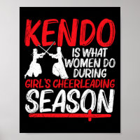 Kendo ist, was Frauen während der Cheerleading-Sai