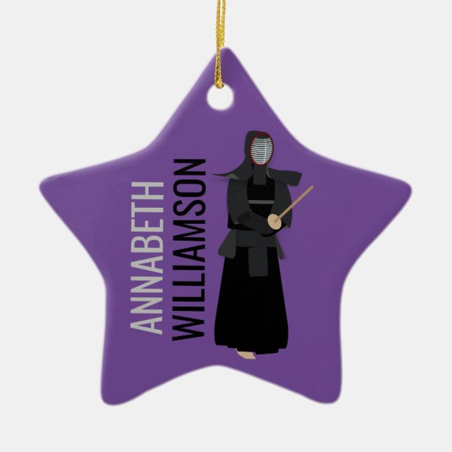 Kendo Keramik Ornament (Vorne)