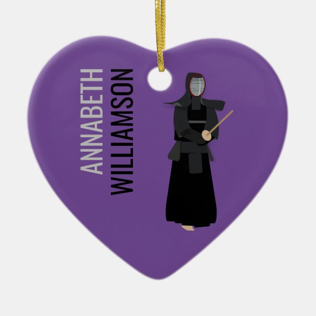 Kendo Keramik Ornament (Vorne)