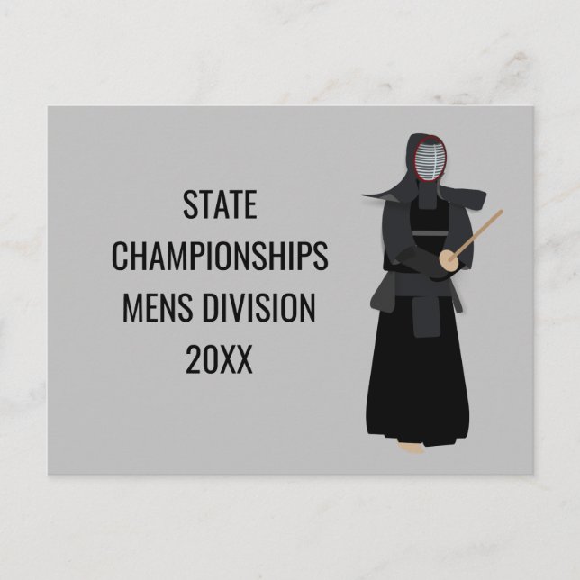 Kendo Postkarte (Vorderseite)