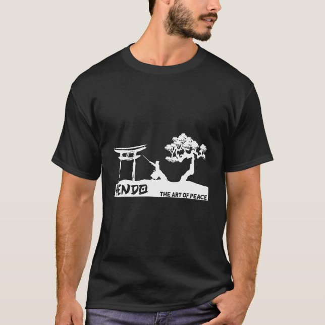 Kendo Samurai Japanisch Der Frieden Kendo T-Shirt (Vorderseite)