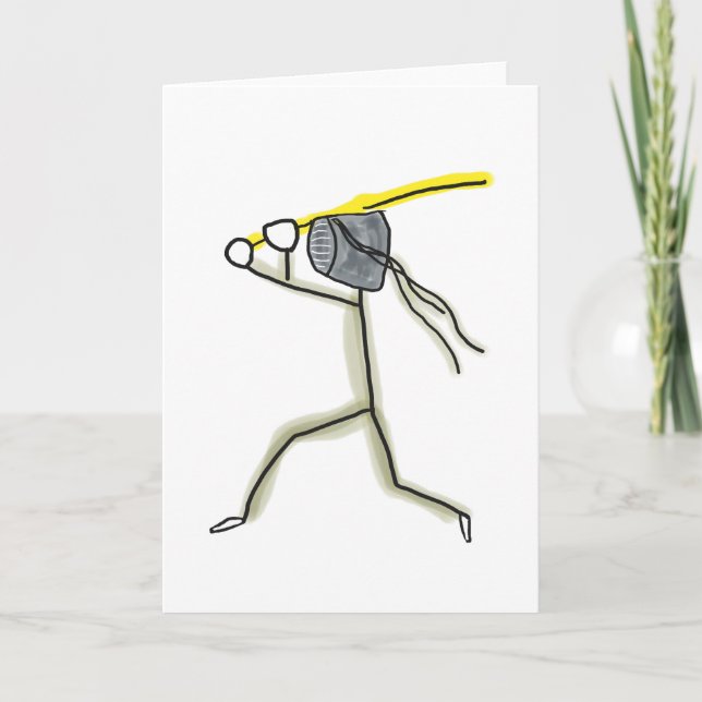 Kendo Stickman Karte (Vorderseite)