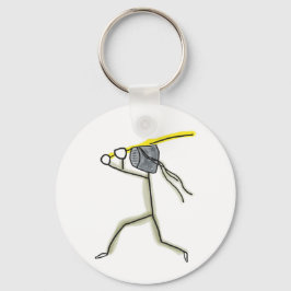 Kendo Stickman Schlüsselanhänger