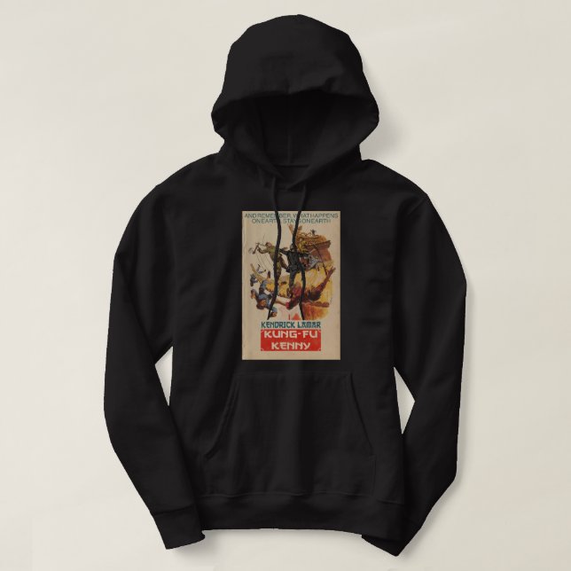 Kendrick    LamarKung Fu Kenny Parody Classic T Sh Hoodie (Design vorne)