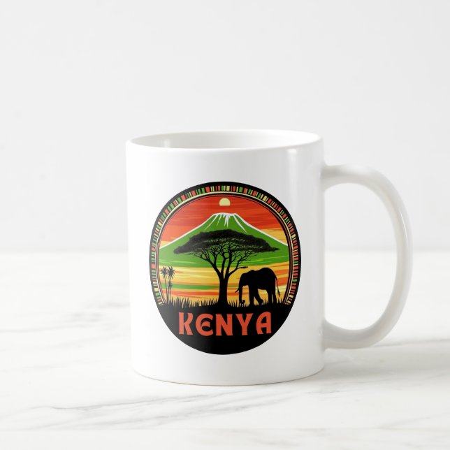 Kenia Afrika Kaffeetasse (Rechts)