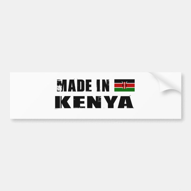 KENIA AUTOAUFKLEBER (Vorne)