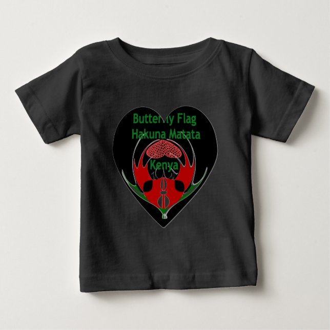Kenia Baby T-shirt (Vorderseite)