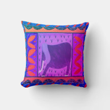 Kenia-Elefant-Throw-Kissen