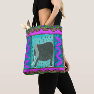 Kenia Elefant Violett Totasche Tasche