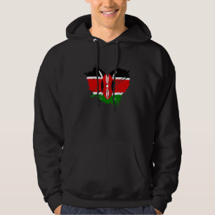 Kenia Flag I Liebe Kenia Es ist in meiner DNA für  Hoodie