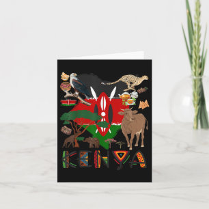 Kenia Flag Outfit Idee für Kinder Kenia Ernährung  Karte