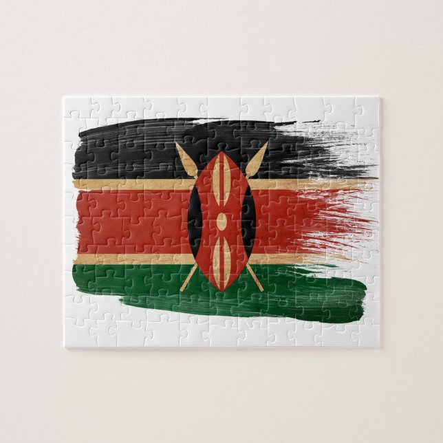 Kenia-Flagge (Horizontal)