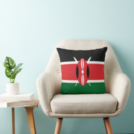 Kenia-Flagge Kissen