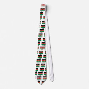 Kenia-Flagge Krawatte